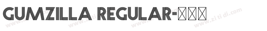 Gumzilla Regular字体转换